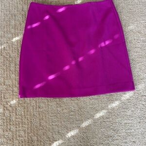 LOFT Fuchsia Mini Skirt